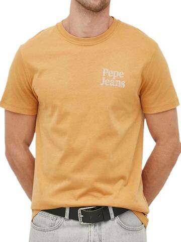 Pepe Jeans pánske béžové tričko
