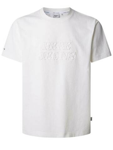Pepe Jeans pánske biele tričko Darius