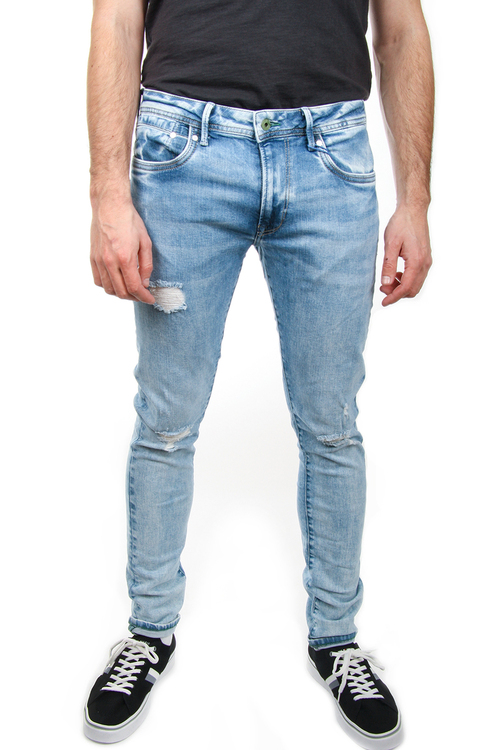 Pepe Jeans pánske svetlomodré džínsy Stanley
