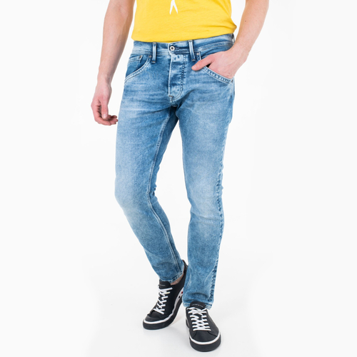 Pepe Jeans pánske modré džínsy Track