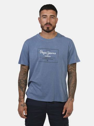 Pepe Jeans pánske modré tričko Simon