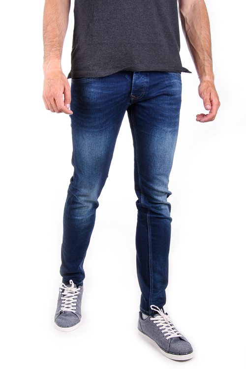 Pepe Jeans pánske tmavo modré džínsy Track