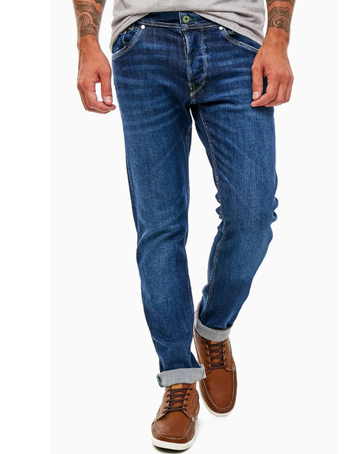 Pepe Jeans pánske tmavo modré džínsy Spike