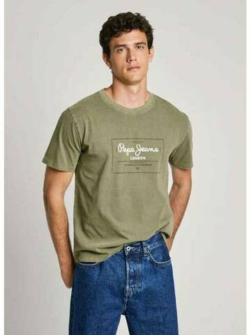 Pepe Jeans pánske zelené tričko Simon