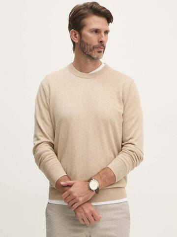 Pepe Jeans pánsky béžový sveter NEW ANDRE 