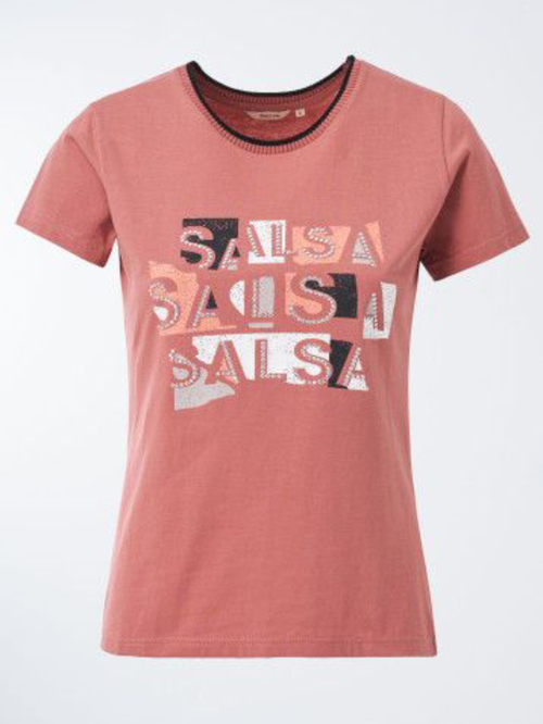 Salsa Jeans dámske tričko s ozdobnými kamienkami