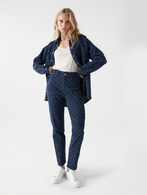 Salsa Jeans dámske tmavo modré nohavice