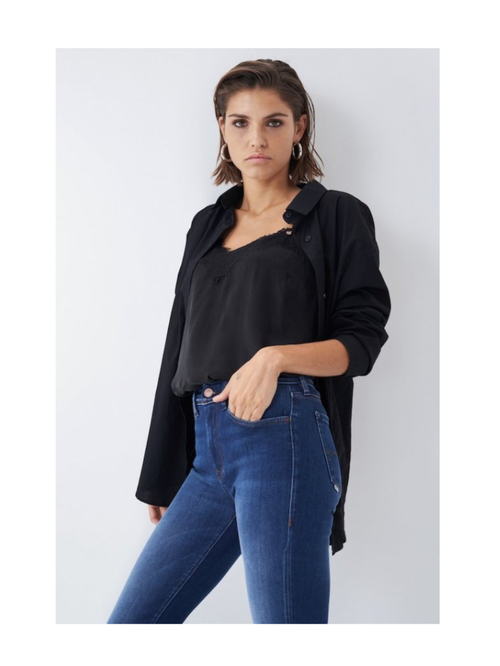 Salsa Jeans dásmky čierny top