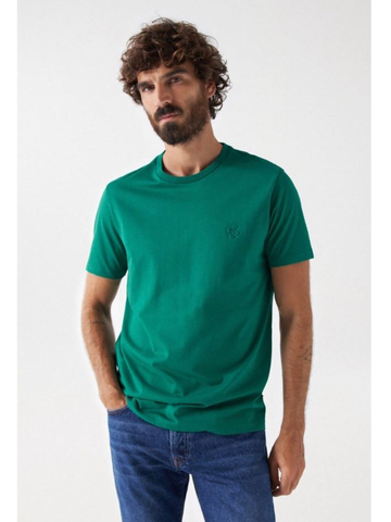 Salsa Jeans pánske zelené tričko