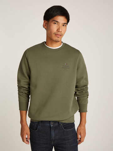 Tommy Hilfiger opasok khaki zelená mikina