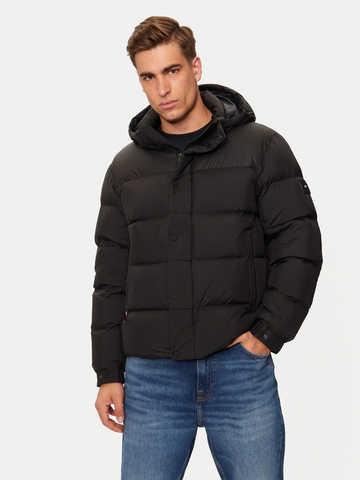 Tommy Hilfiger pánska čierna bunda 