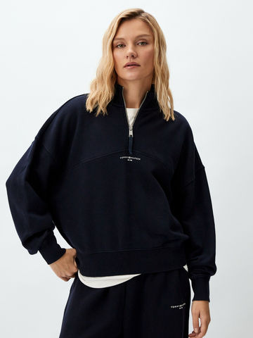 Tommy Hilfiger dámska tmavo modrá mikina