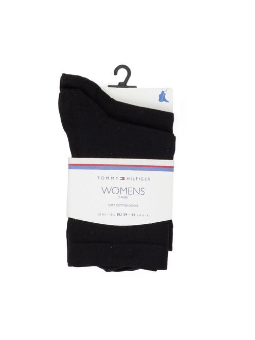 Tommy Hilfiger dámske čierne ponožky 2 pack