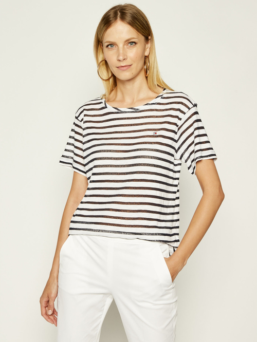 Tommy Hilfiger dámske pruhované tričko