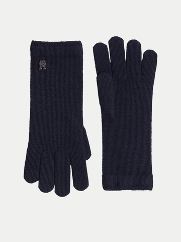 Tommy Hilfiger dámske tmavo modré rukavice