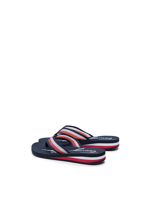 Tommy Hilfiger dámske tmavo modré žabky