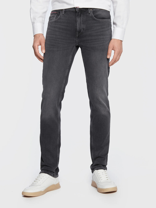 Tommy Hilfiger pánske šedé džínsy