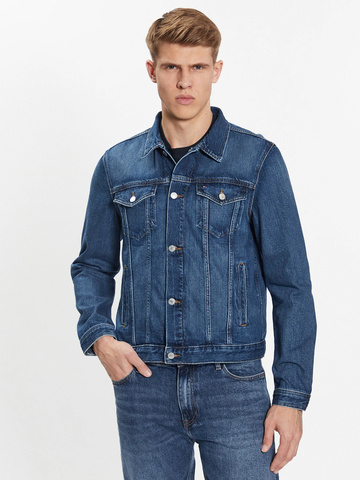 Tommy Hilfiger pánska modrá džínsová bunda