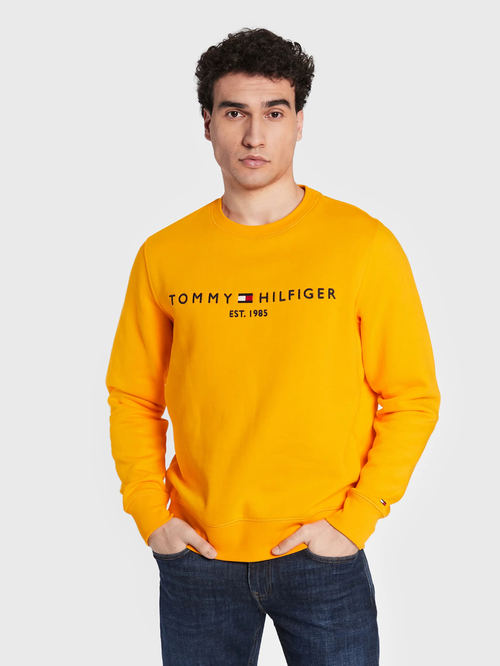 Tommy Hilfiger pánska žltá mikina Logo
