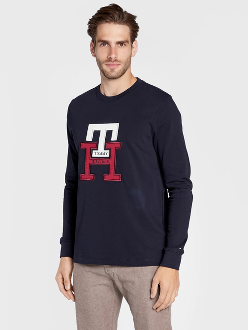 Tommy Hilfiger pánska tmavomodrá mikina