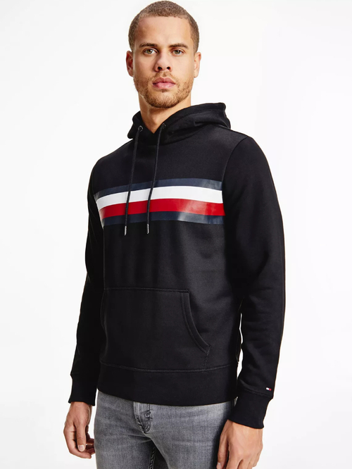 Tommy Hilfiger pánska čierna mikina