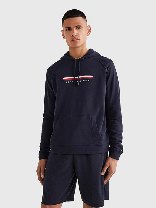 Tommy Hilfiger pánska tmavomodrá mikina