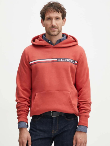 Tommy Hilfiger pánska červená mikina