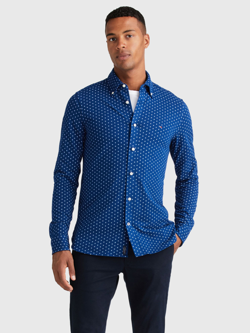 Tommy Hilfiger pánska modrá košeľa