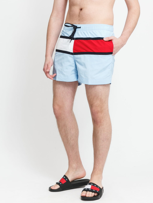 Tommy Hilfiger pánske svetlomodré plavky