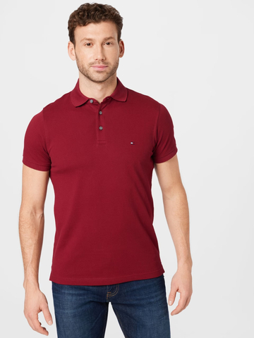 Tommy Hilfiger pánske vínové polo tričko