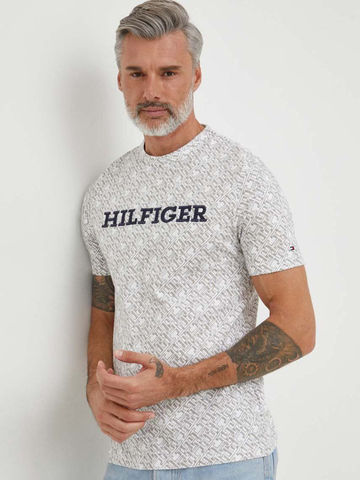 Tommy Hilfiger pánske krémové tričko