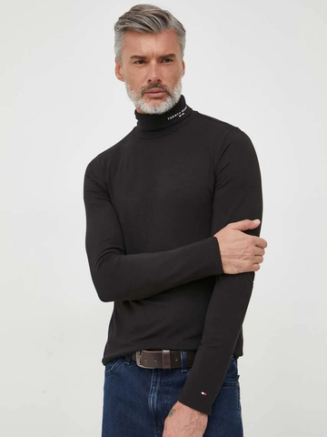 Tommy Hilfiger pánsky čierny rolák