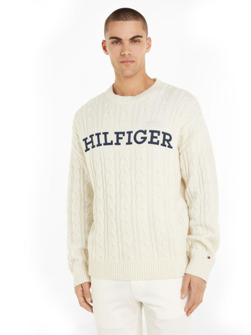 Tommy Hilfiger pánsky krémový sveter
