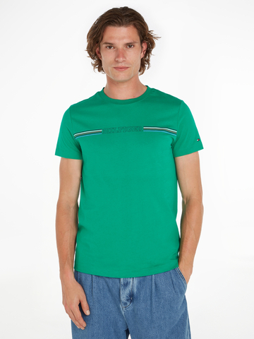 Tommy Hilfiger pánske zelené tričko 