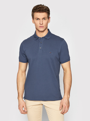 Tommy Hilfiger pánske modré polo tričko