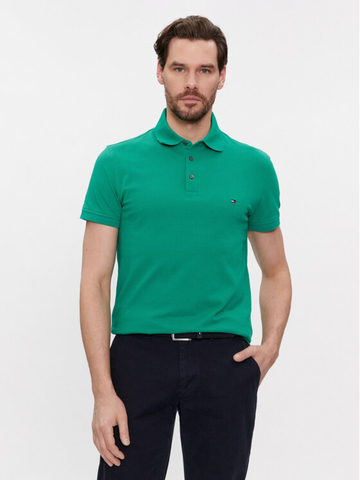 Tommy Hilfiger pánske zelené polo tričko