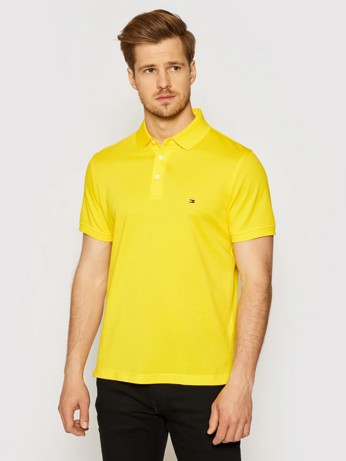Tommy Hilfiger pánske žlté polo tričko