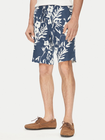 Tommy Hilfiger pánske ľanové modré šortky