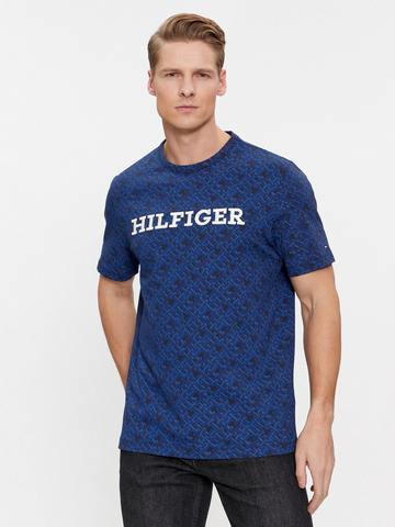 Tommy Hilfiger pánske tmavo modré tričko