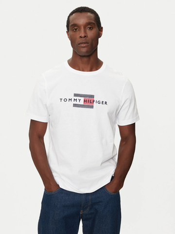 Tommy Hilfiger pánske biele tričko