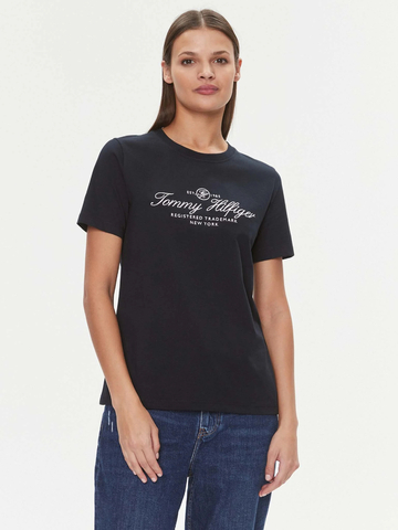 Tommy Hilfiger dámske tmavo modré tričko