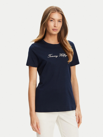 Tommy Hilfiger dámske tmavo modré tričko