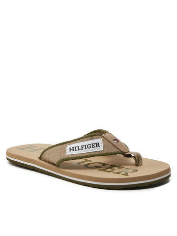 Tommy Hilfiger pánske béžové žabky