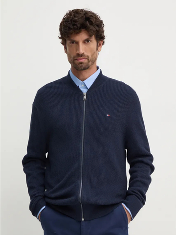 Tommy Hilfiger pánsky tmavomodrý sveter