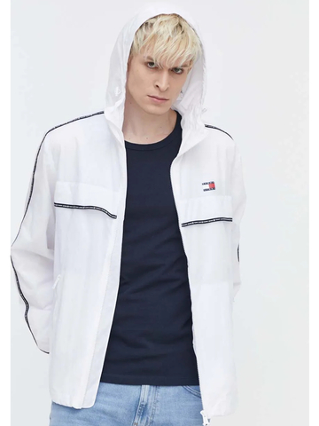 Tommy Jeans pánska biela bunda