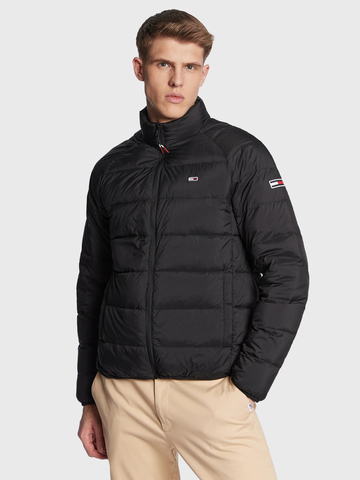 Tommy Jeans pánska čierna bunda