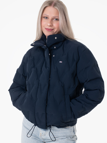 Tommy Jeans dámska tmavo modrá bunda