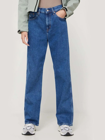 Tommy Jeans dámske modré džínsy