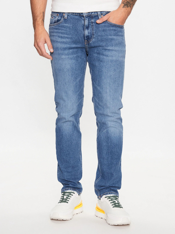 Tommy Jeans pánske modré džínsy.