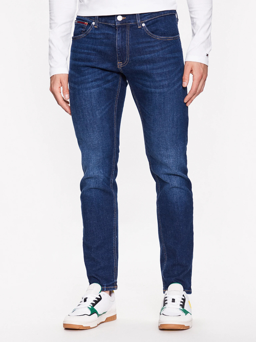 Tommy Jeans pánske modré džínsy Scanton